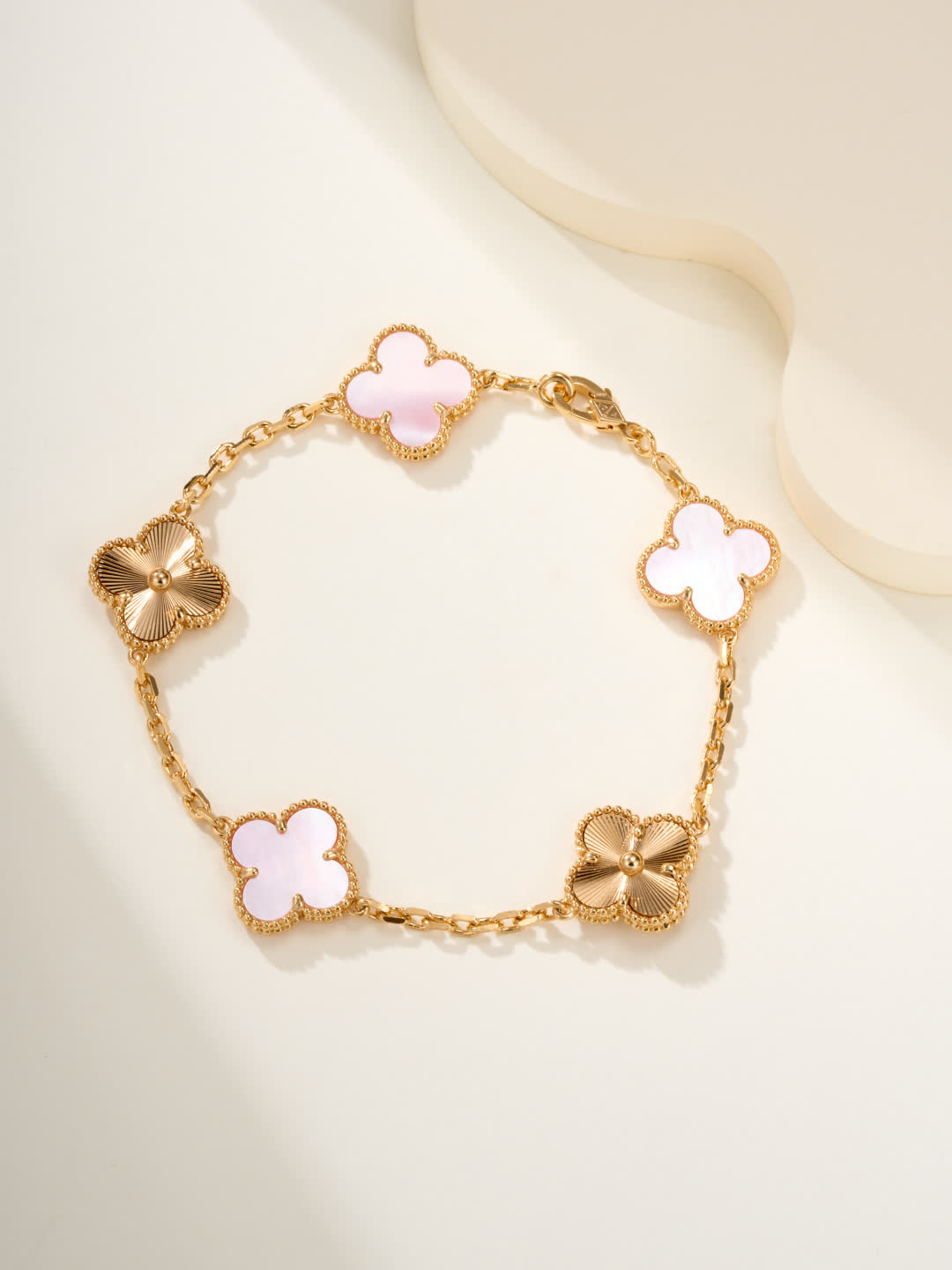 Van Cleef & Arpels Alhambra Pink Gold Bracelet